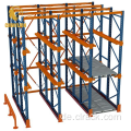 Hochdichteantrieb in Rack für Palettenspeicher